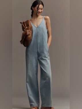 Anthropologie Pistola Reed Pull-On Denim Jumpsuit